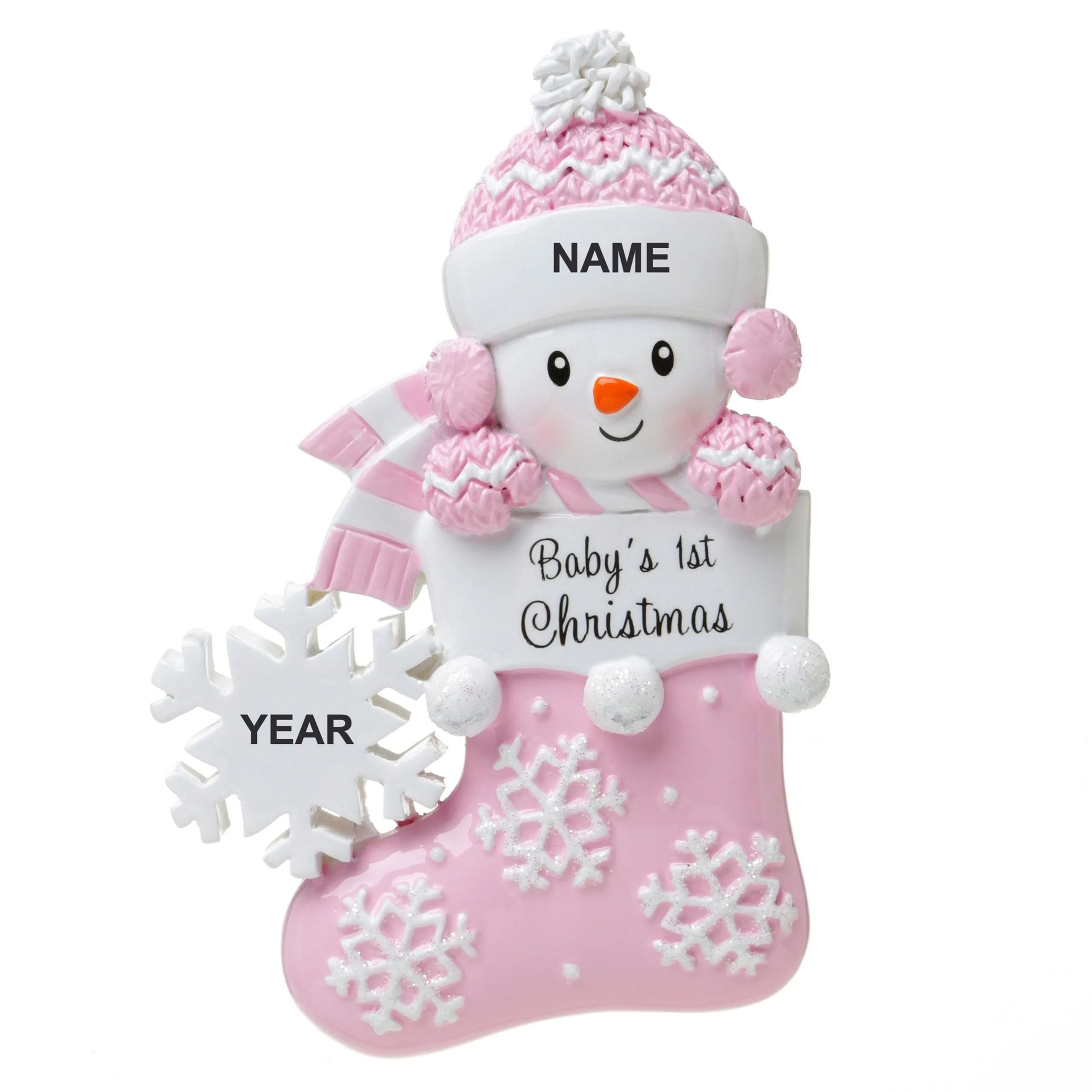 Pink Baby Stocking
