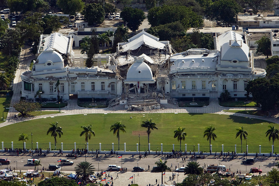 The Haitian National Palace After the Earthquake - Wikimedia Commons