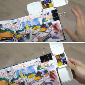 Hands-Free Urban Sketching with the Portable Painter MICRO