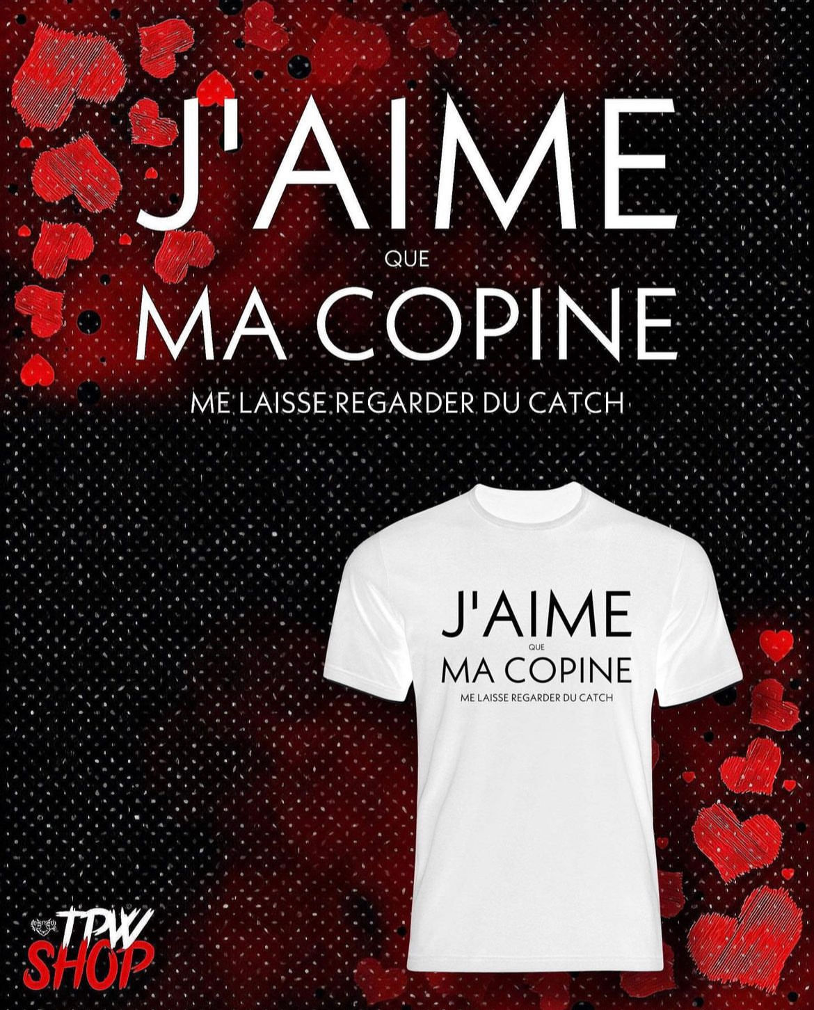 T-shirt "J'aime que ma copine"