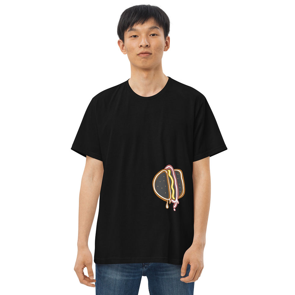 Miniatura: Men's fitted straight cut t-shirt