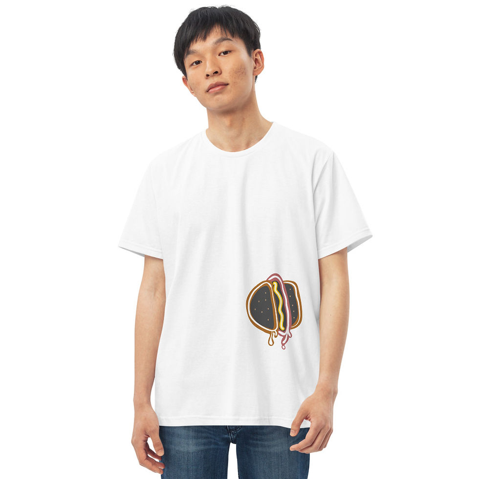 Miniatura: Men's fitted straight cut t-shirt