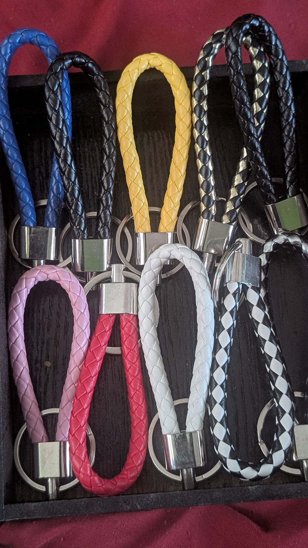 Thumbnail: Braided hand held key chains 