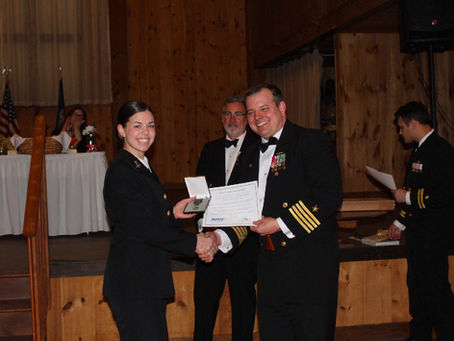 Celebrating Excellence: AUSN Honors Naval Cadets with Patriotism Awards Part 1
