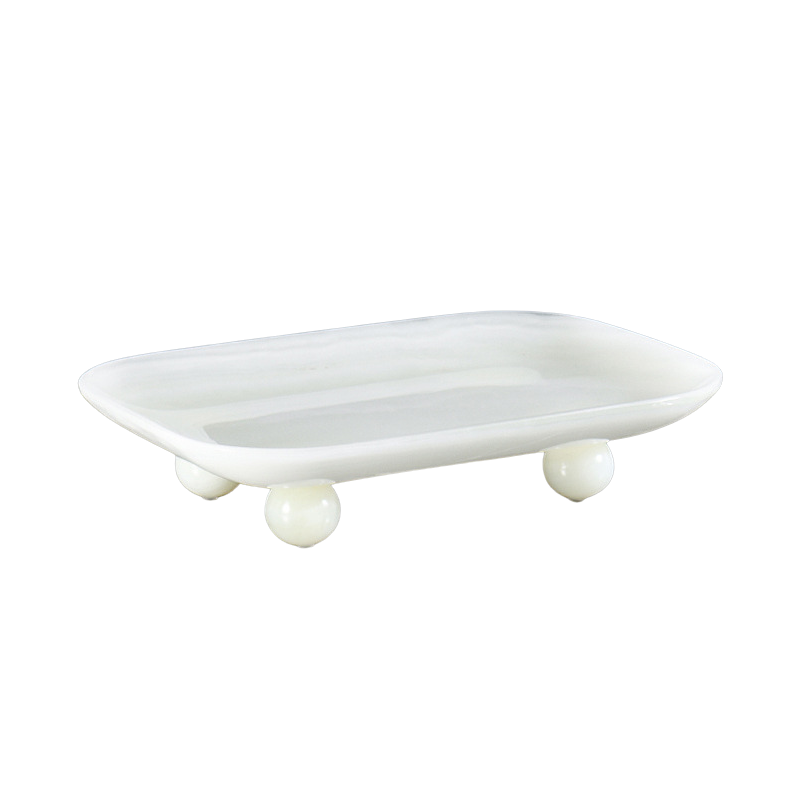 поднос на ножках, ваза для фруктов, ваза из мрамора