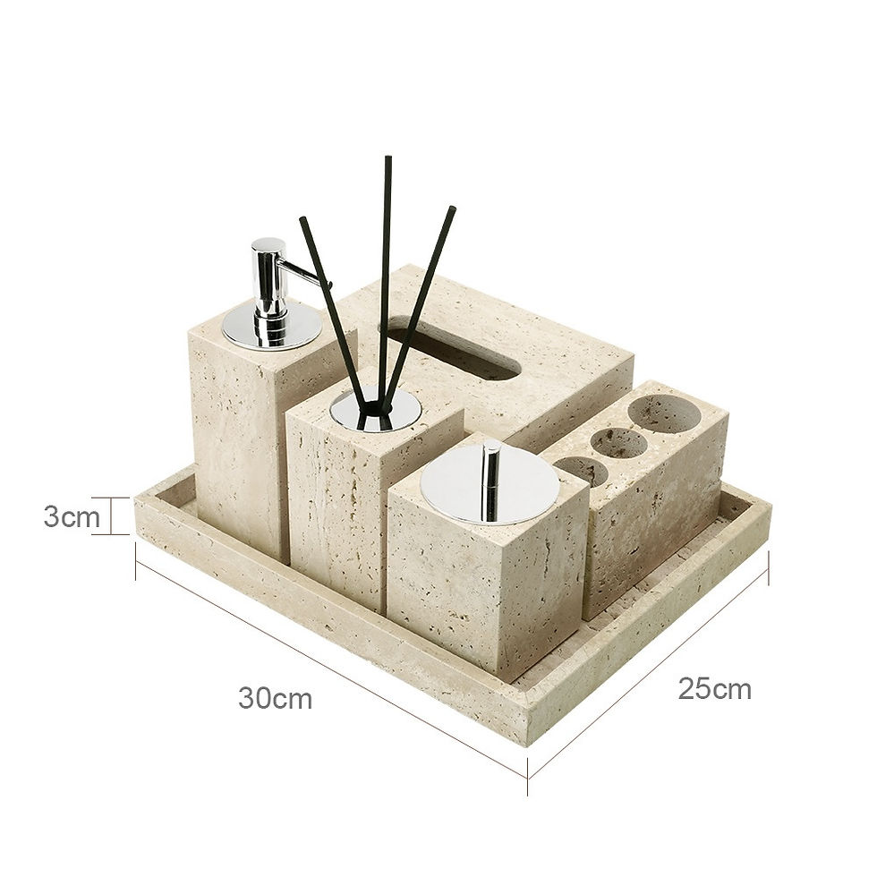 Миниатюра: Подносы из натурального камня TRAVERTINE NATURAL