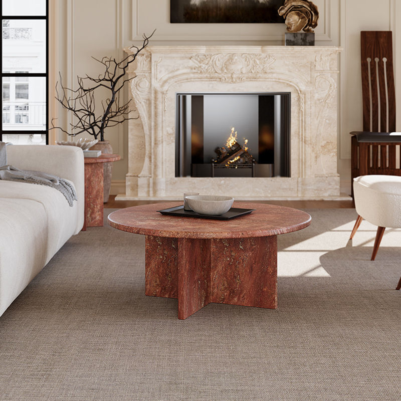 Миниатюра: Столики MAORIZIO TERRA TRAVERTINE TABLE SET из натурального камня