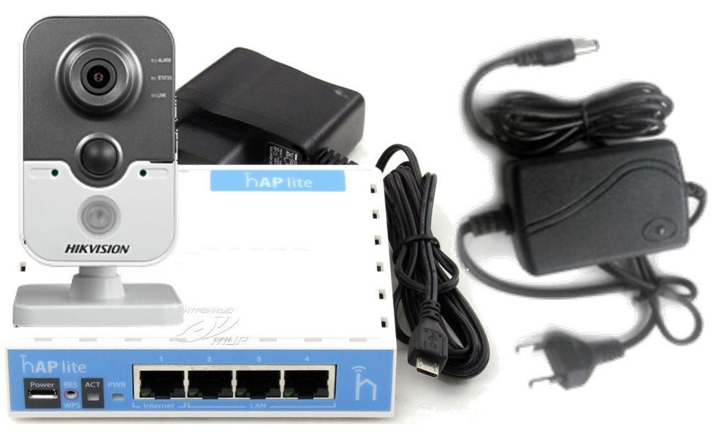 IP комплект на 1 Wi-Fi камеру Hikvision DS-2CD1410F-IW