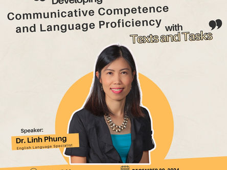 Workshop Recap: Developing Language Proficiency and Communicative Competence with Texts and Tasks