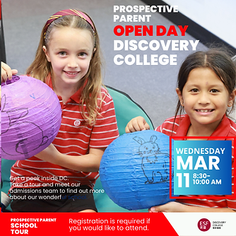 Prospective Parent Open Day - 11 March 2026