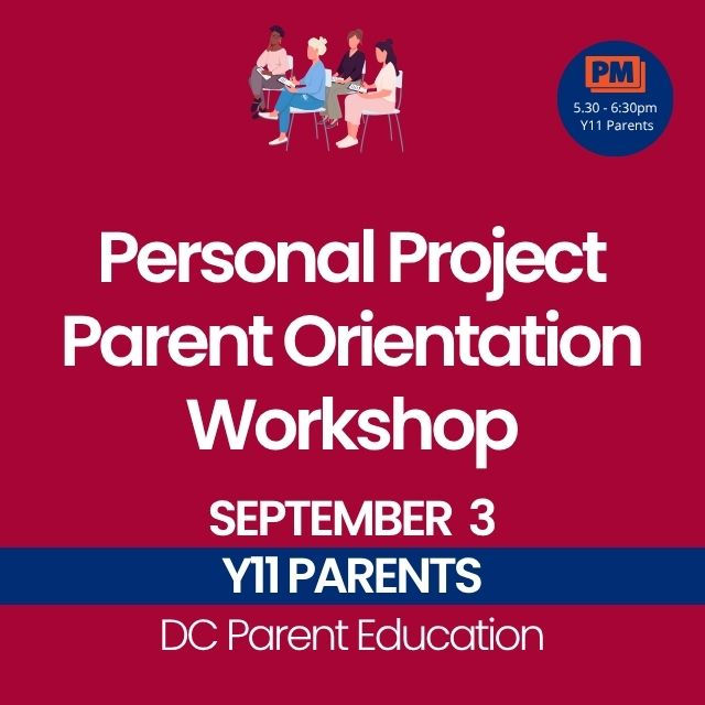 Personal Project Orientation Workshop