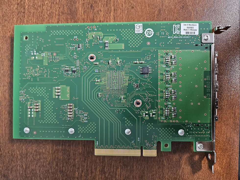 Thumbnail: Dell Quad-port Ethernet Intel Adapter X710 0PGRFV DELL Network 10GbE.
