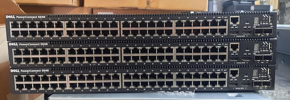 Dell Power Connect 5548 48-Port Gigabit Ethernet Network Switch.