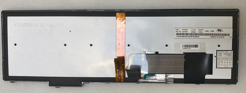 Thumbnail: ThinkPad E531 E540 L540 T540 W540 Series  French black Laptop Keyboard.