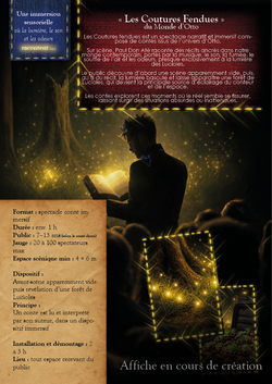 affiche provisoire  couturs fendues