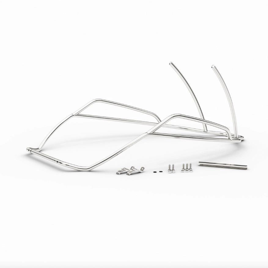 Vespa Chromed Rear Perimetral Bars