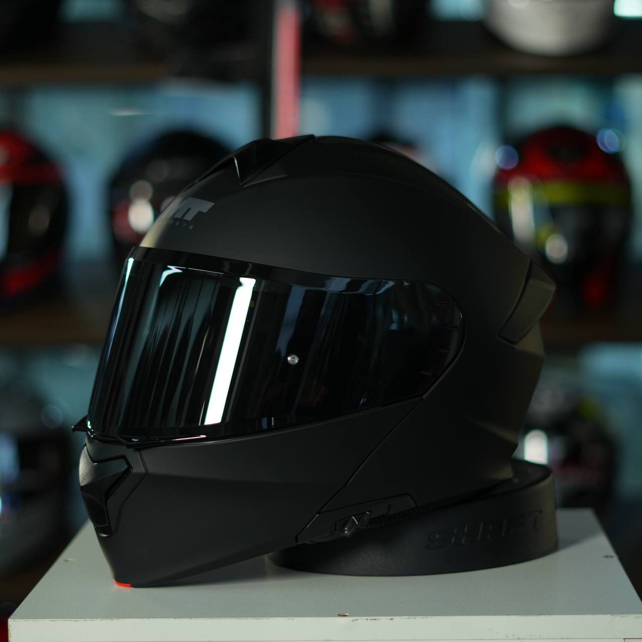 Casco Abatible MT Génesis negro mate Visor Oscuro