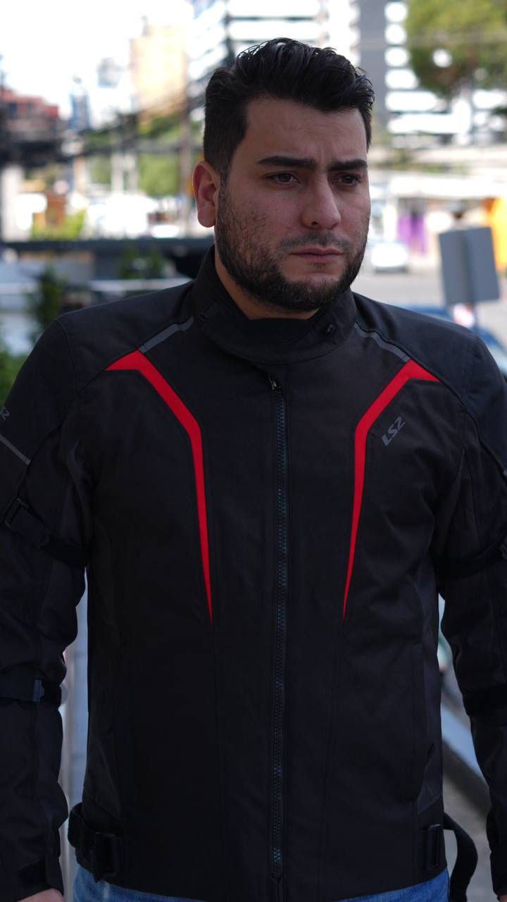Miniatura: Chaqueta LS2  Sepang Black Grey Red