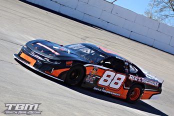 Race cars on Kingsport Speedway track for 2026 season opener.