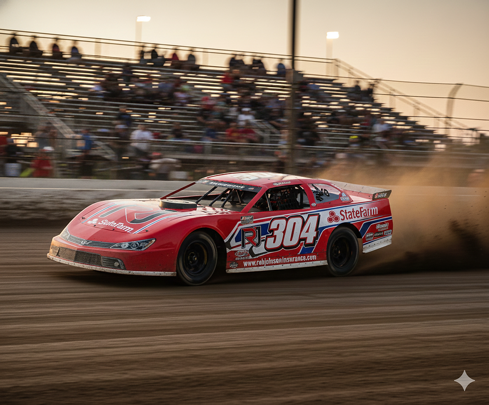 Rob Johnson Insurance dirt car