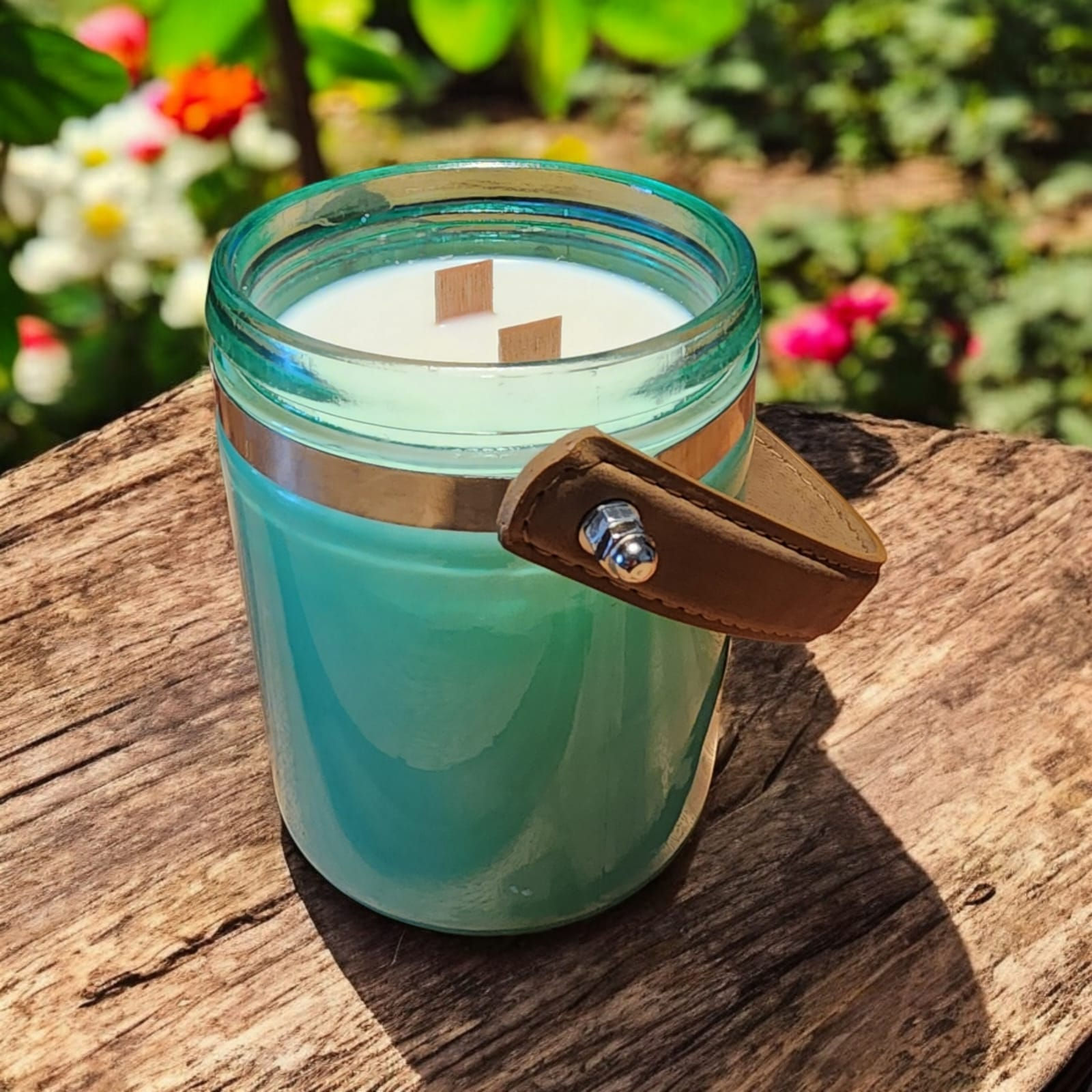 Citronella, Mandarin and Yuzu -Lantern Seafoam Green