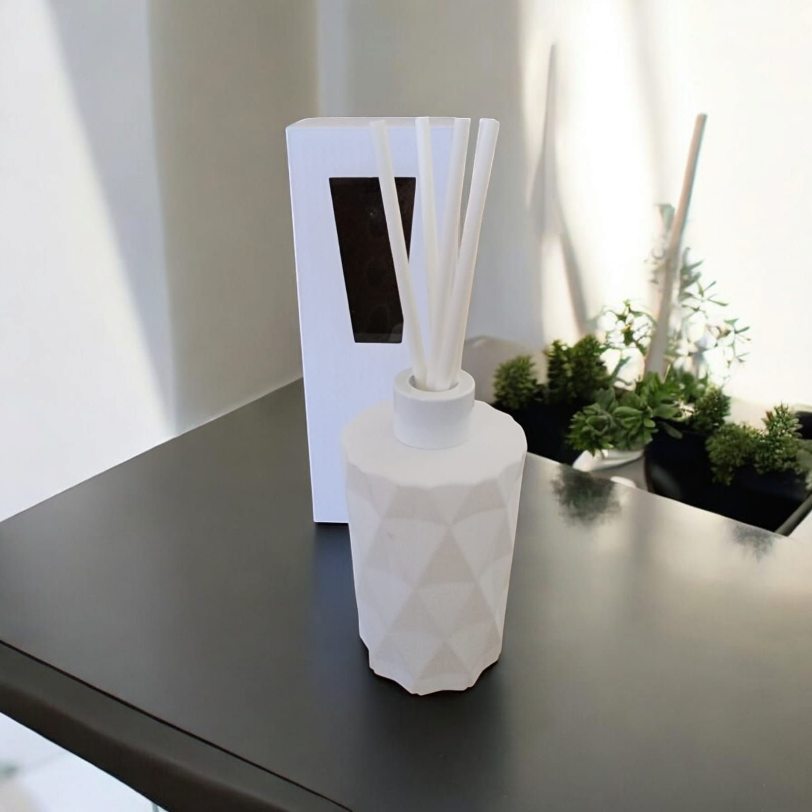 Matte White Reed Diffuser -Bath-Radise