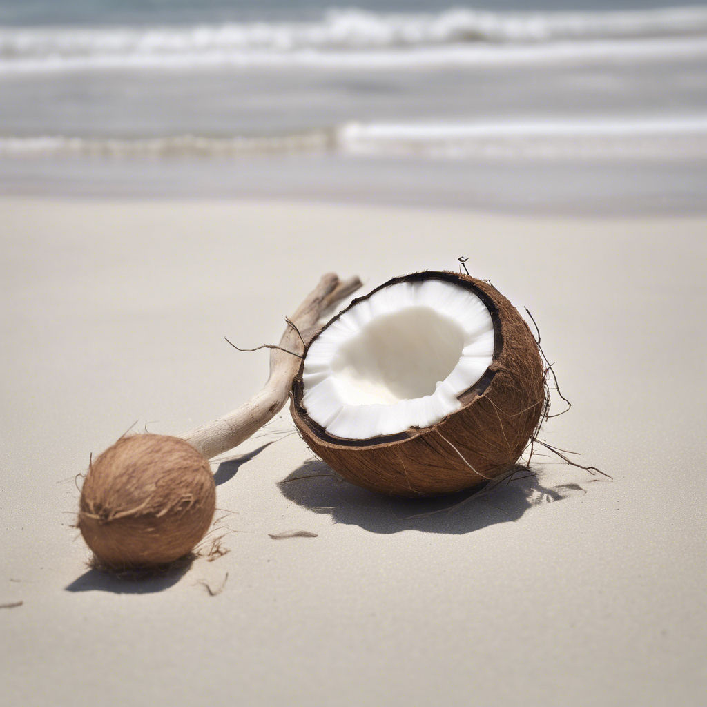 White Driftwood and Coconut