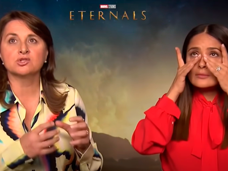 “Cuando me lo puse me solté a llorar”, menciona Salma Hayek al verse vestida de superheroína.