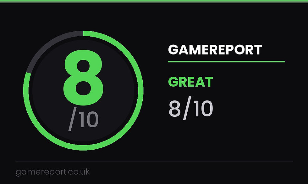 GameReport 8/10 rating