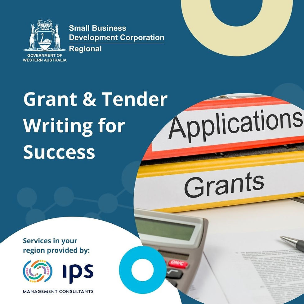 Grant & Tender Writing for Success