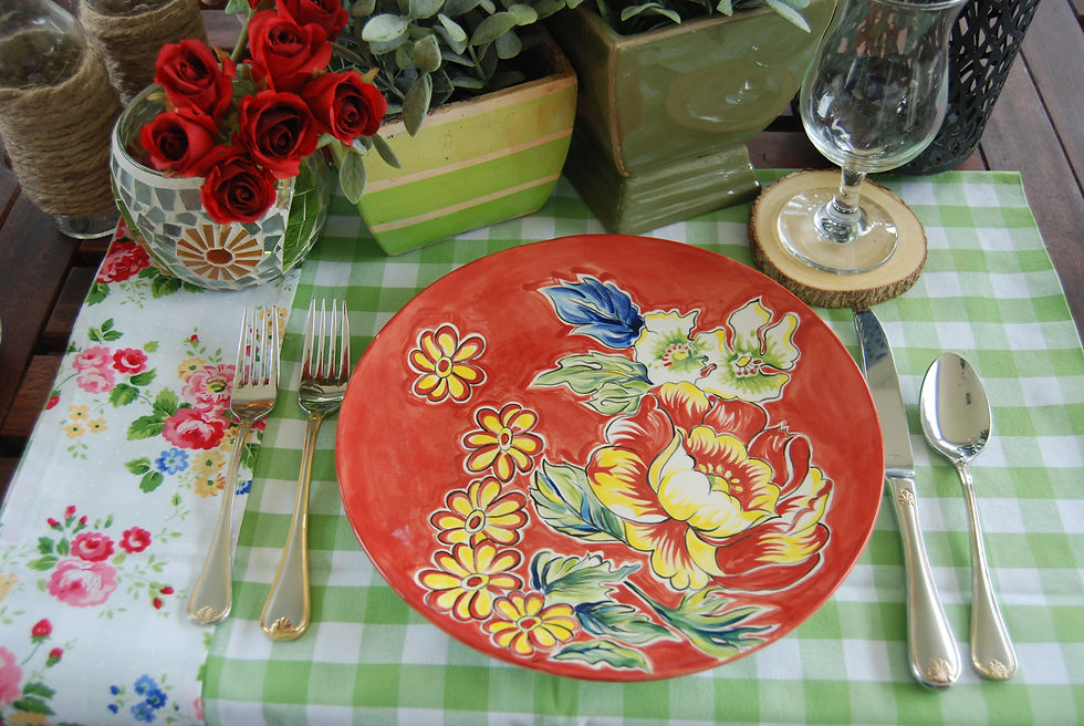 RIO RED DESIGN DINNER PLATE