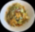 95. Gebratene Nudeln mit Crevetten und Curry