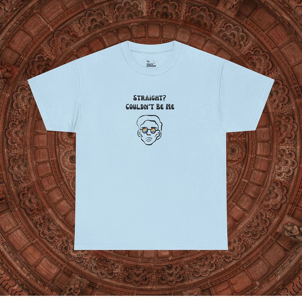 Thumbnail: Straight? Couldn't Be Me Unisex Heavy Cotton Tee