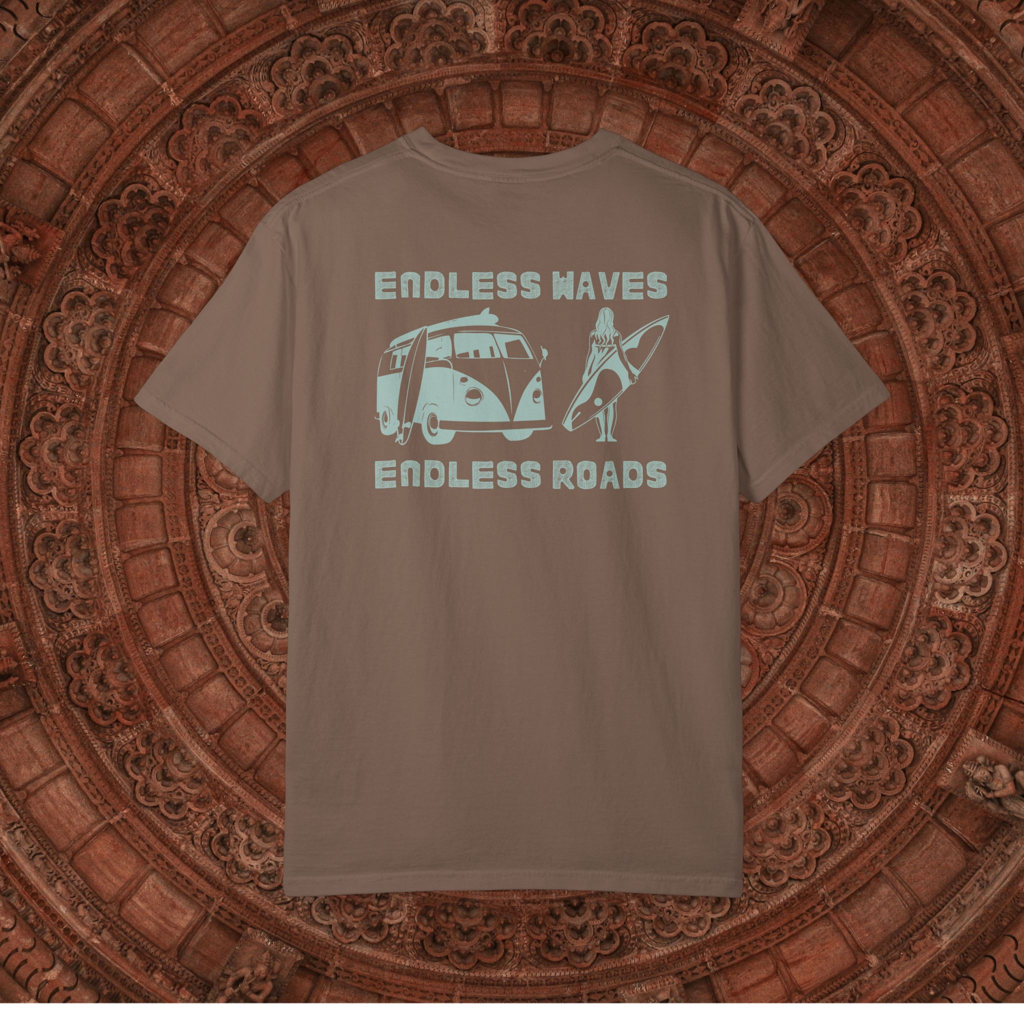 Unisex Beach Vibes T-Shirt - Endless Waves & Roads
