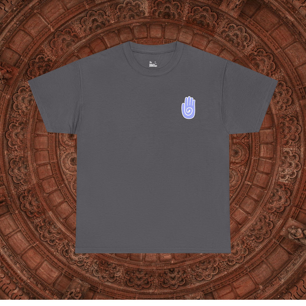 Hopi Hand Spiritual Tee, Unisex Cotton Shirt