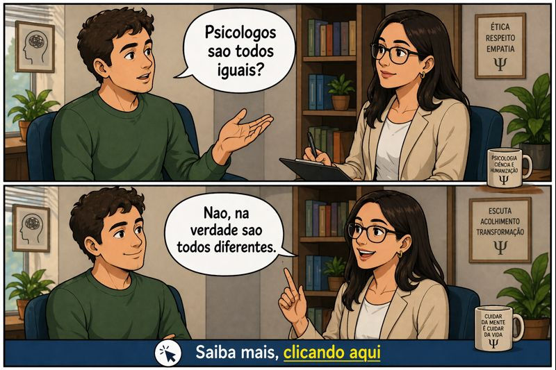 Psicólogos são todos iguais?