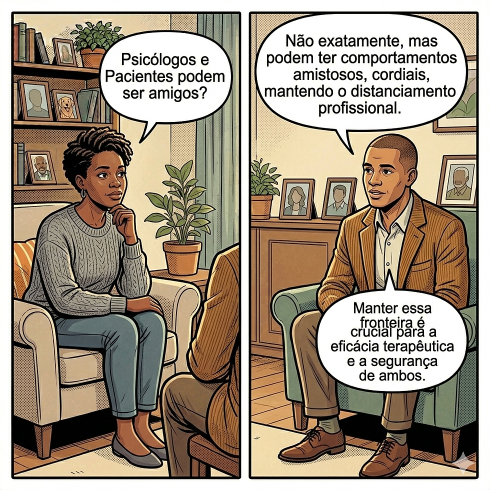 Psicólogos e Pacientes podem ser amigos?