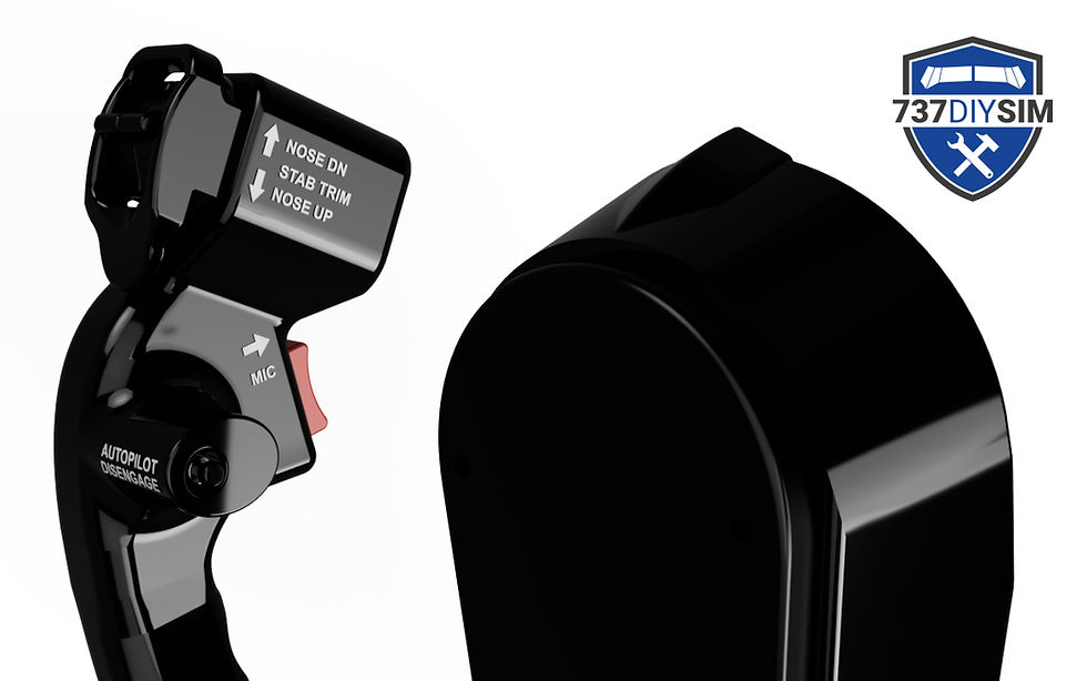 Thumbnail: Boeing 737 Control Yoke 3d printed by 737DIYSIM