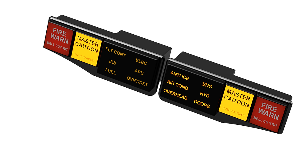 Thumbnail: 737 Warning Panel CAD Design