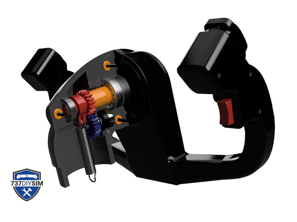 Thumbnail: Complete Boeing 737 Dual Control Yoke Assembly Files