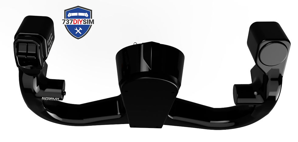 Thumbnail: Boeing 737 Control Yoke 3d printed by 737DIYSIM