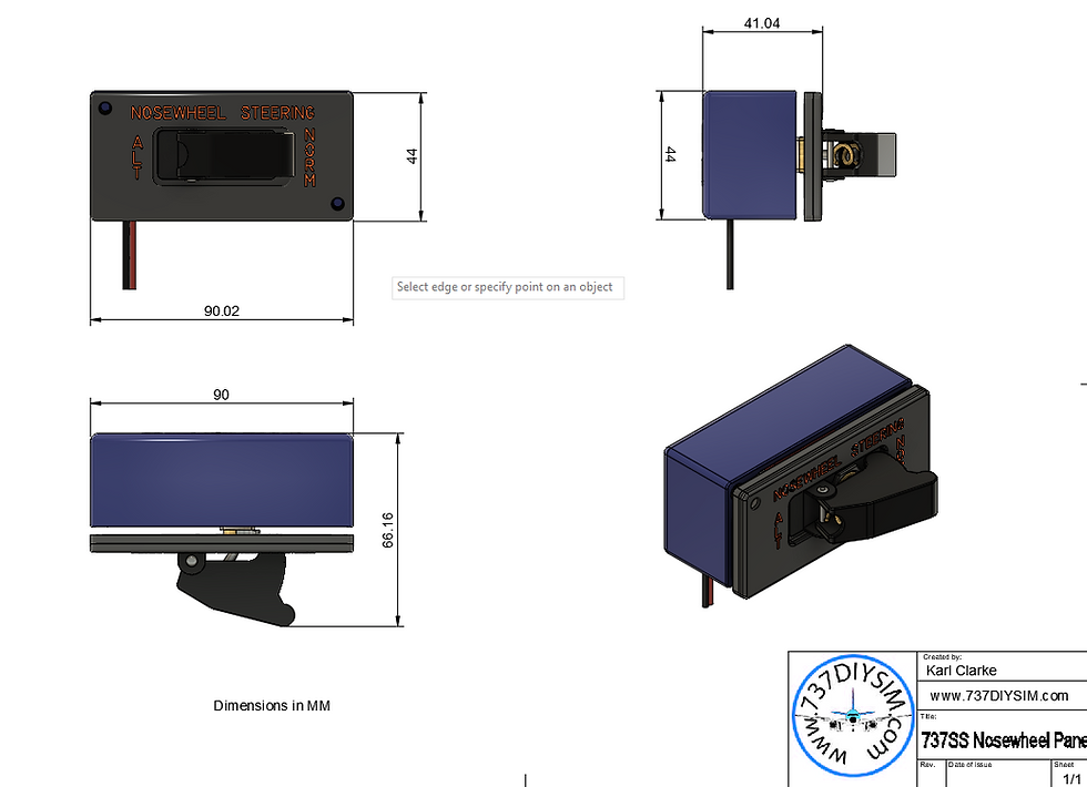 Thumbnail: 737SS Nose Wheel Panel