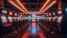 3 เกมคาสิโนออนไลน์ที่ได้เงินเเบบรวดเร็ว