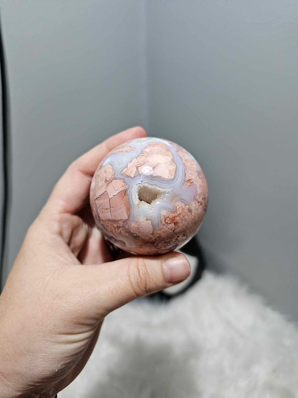 Thumbnail: Pink Agate Sphere