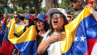Venezuelans rally for freedom.