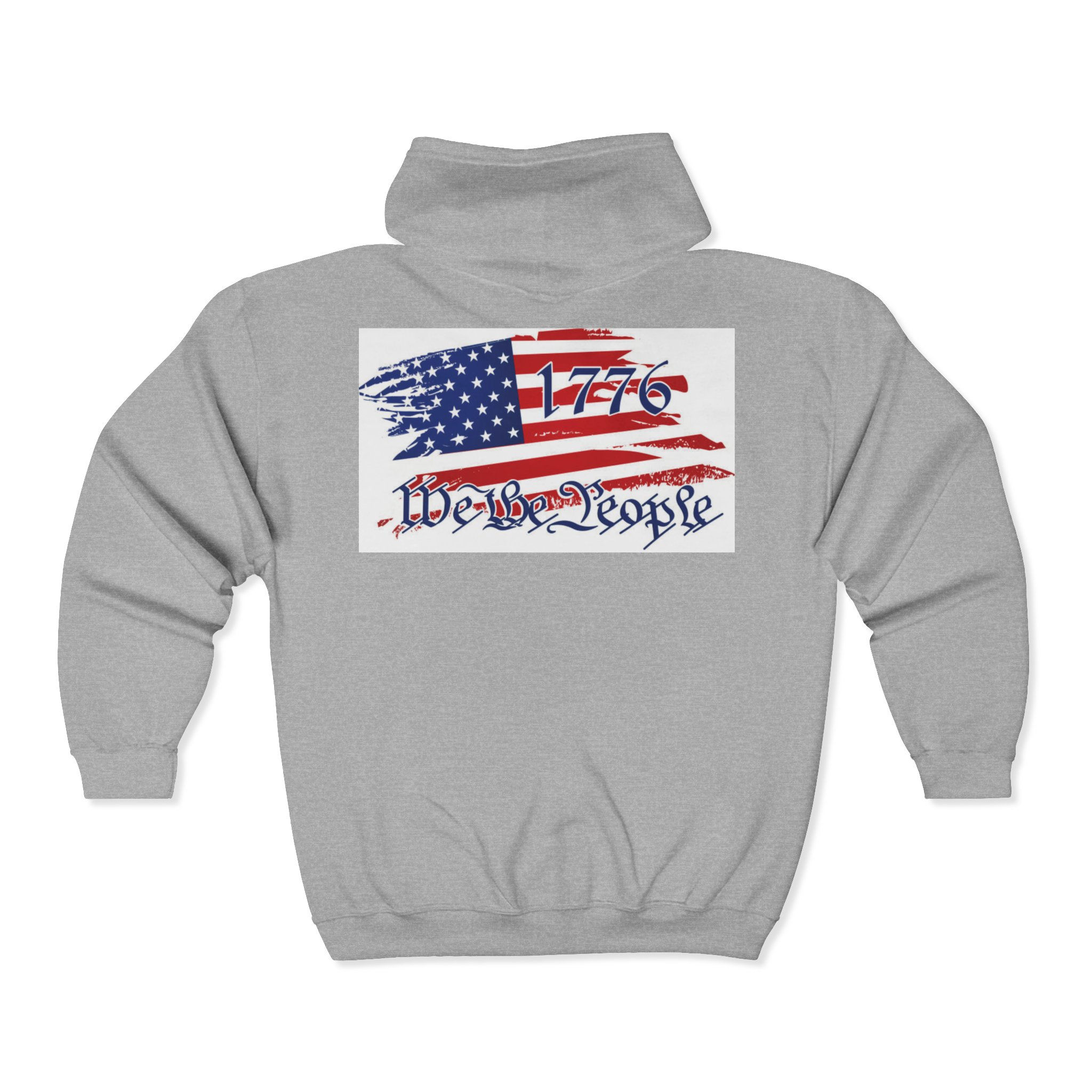 1776 American Flag 'We the People' Zip Hoodie