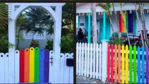 rainbow fences
