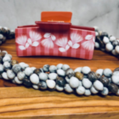 'Ohi'a & Palaka Hair Clip