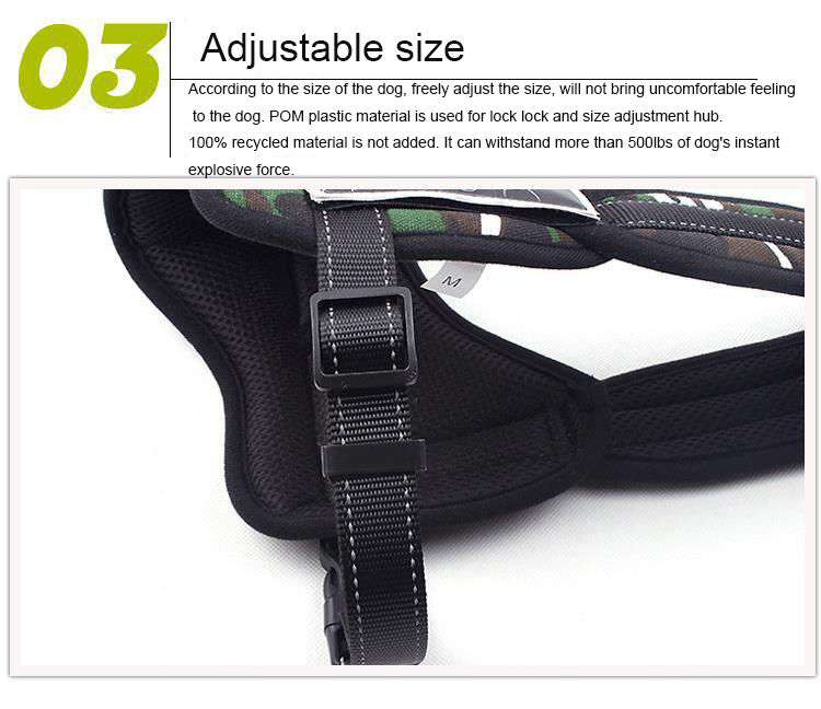 Miniatura: Reflective Adjustable Dog Harness Vest – S–XL