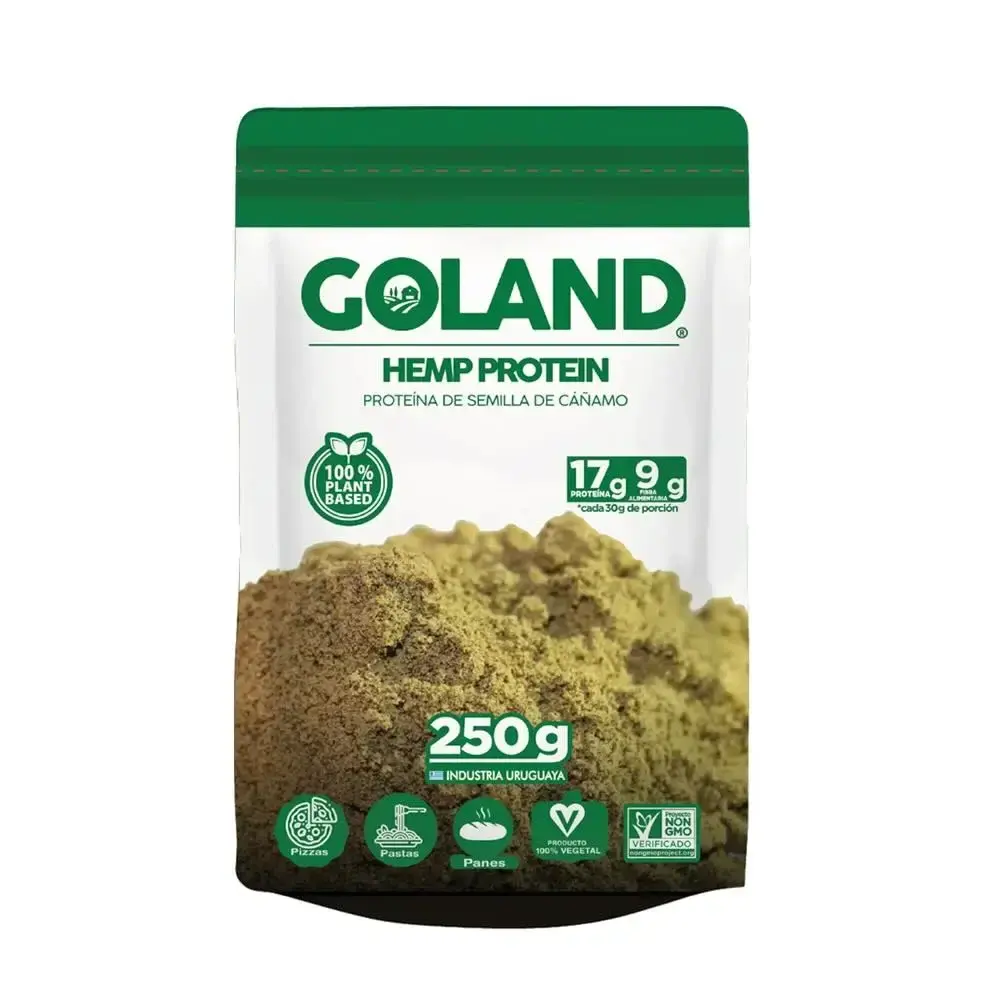 PROTEINA DE CAÑAMO GOLAND 250G CANNABIS ALIMENTOS CANNABI ACEITE DE MESA para tu beneficio